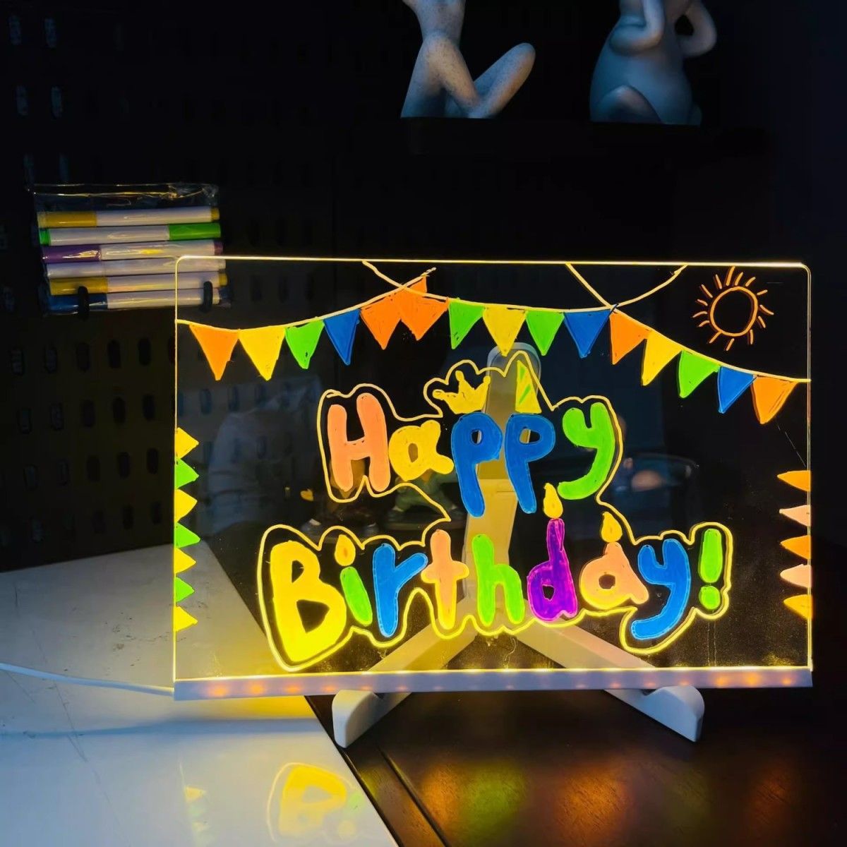 Light Trace Glow Drawing Panel