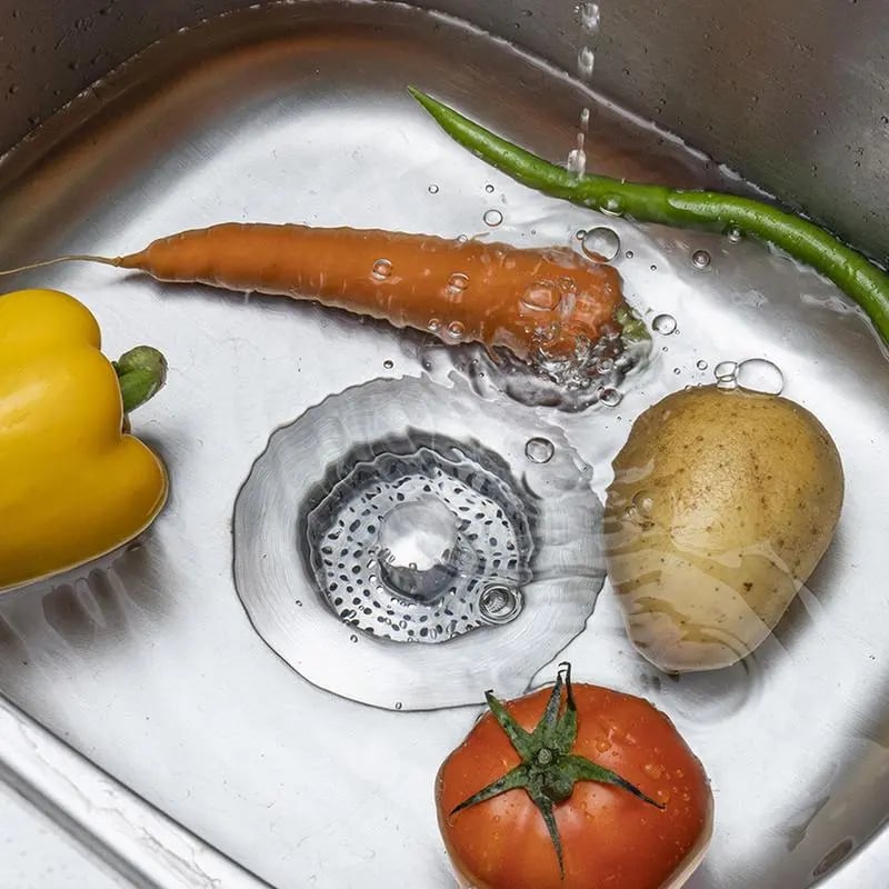 🏆Flash Sale⚡ 30K+ SOLD!🔥- Upgraded 3 in 1 Kitchen Sink Drain Strainer
