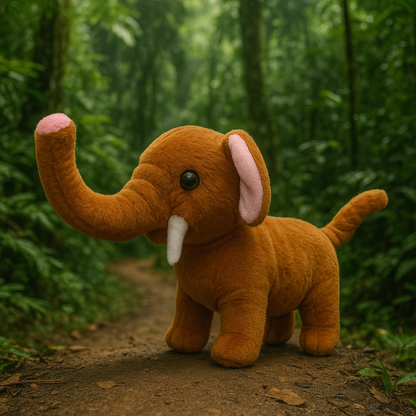 🐘Meet Ellie —🌴 The Elephant Friend That Walks, Bark& Wags Her Tail!