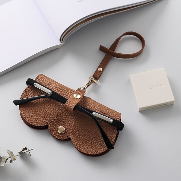🌸SALE 50% OFF👓️Soft Leather glasses Bag